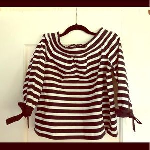 Off the shoulder jcrew top